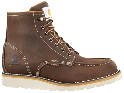Carhartt Women's 6 Inch Waterproof Wedge Steel Toe BootConstruction Boot