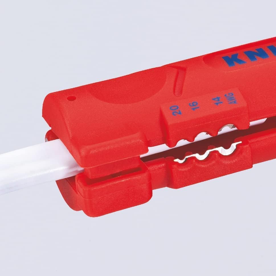 KNIPEX Stripping Tool for Flat and Round Cable in Blister 125 mm, 16 64 125 SB