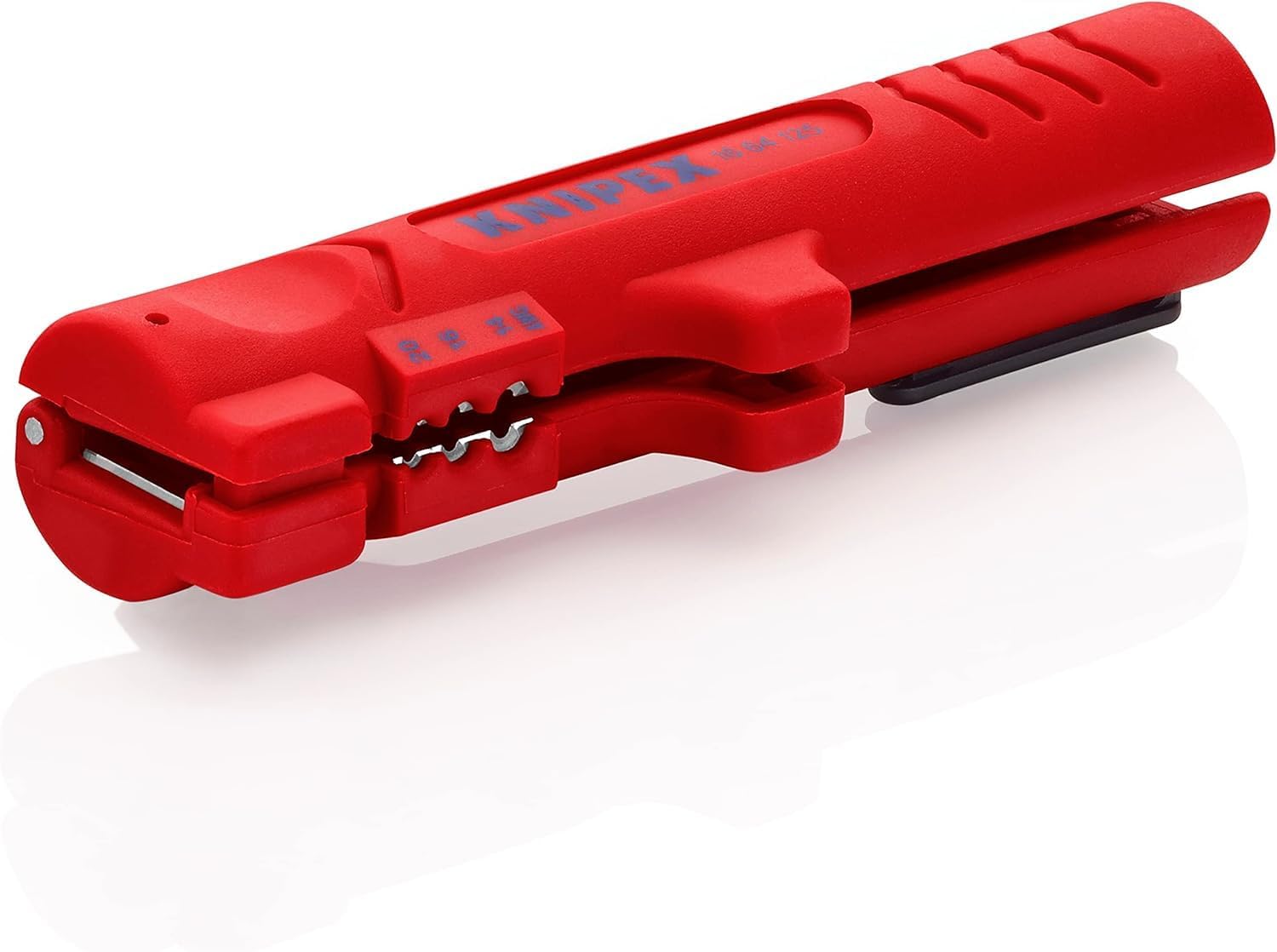 KNIPEX Stripping Tool for Flat and Round Cable in Blister 125 mm, 16 64 125 SB