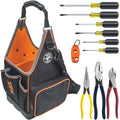 Klein Tools 554158-14 Tool Bag, Tradesman Pro Tote with 20 Pockets Made of 1680d Ballistic Weave and a Fully Molded Bottom, 8-Inch