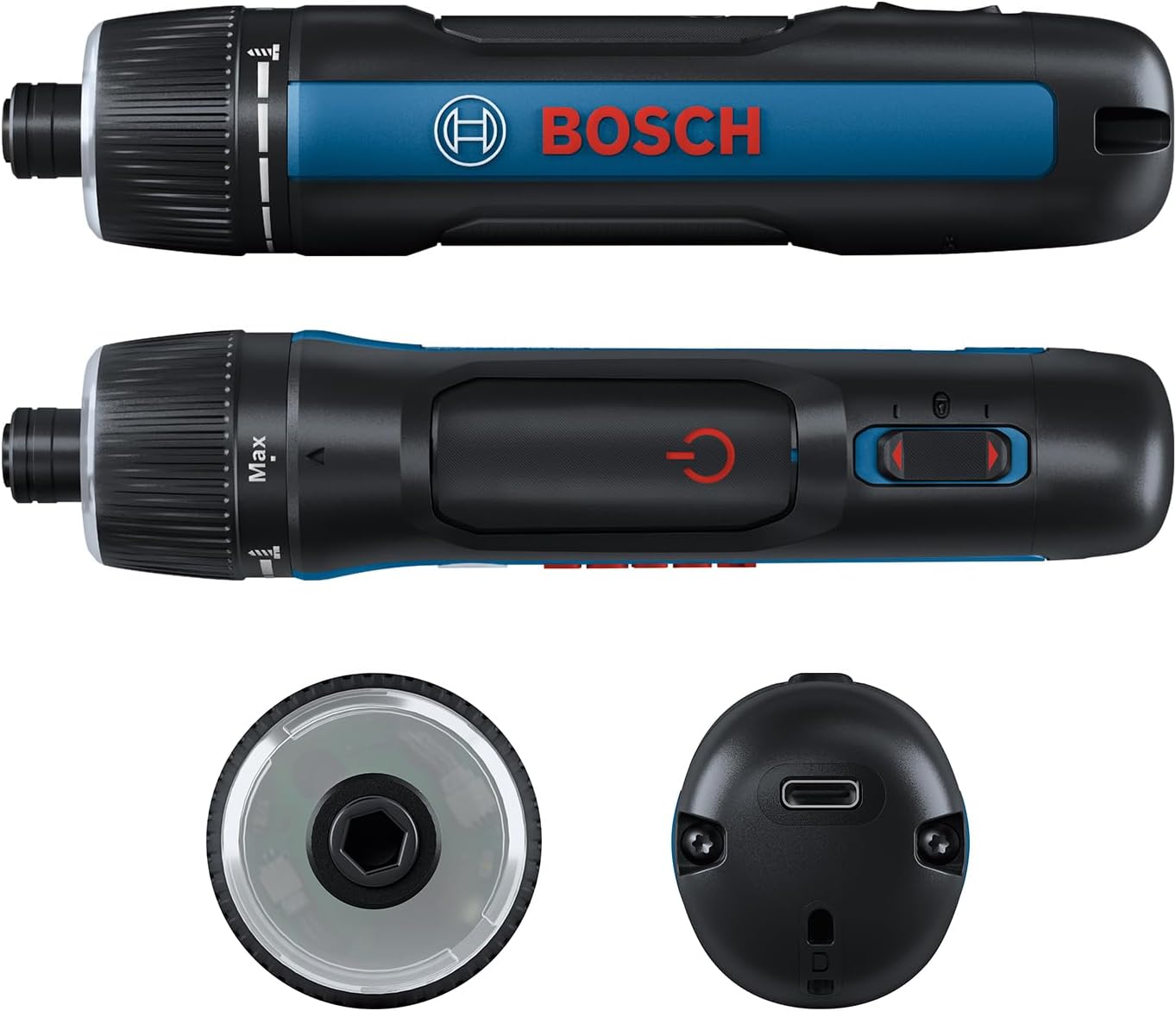 Bosch Professional Screwdriver Bosch GO 3 (incl. 8pcs bit Set, bit Holder, USB-C Cable, Mini Case)
