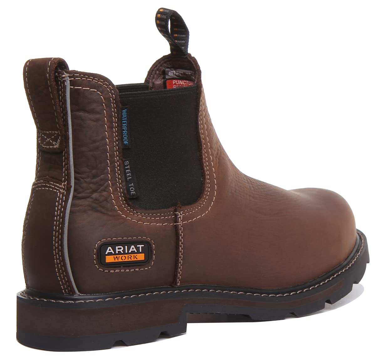ARIAT Mens Groundbreaker Jod Eniso H2O St Brown - Waterproof Sprayproof - Penetration resistant metal-free midsole -