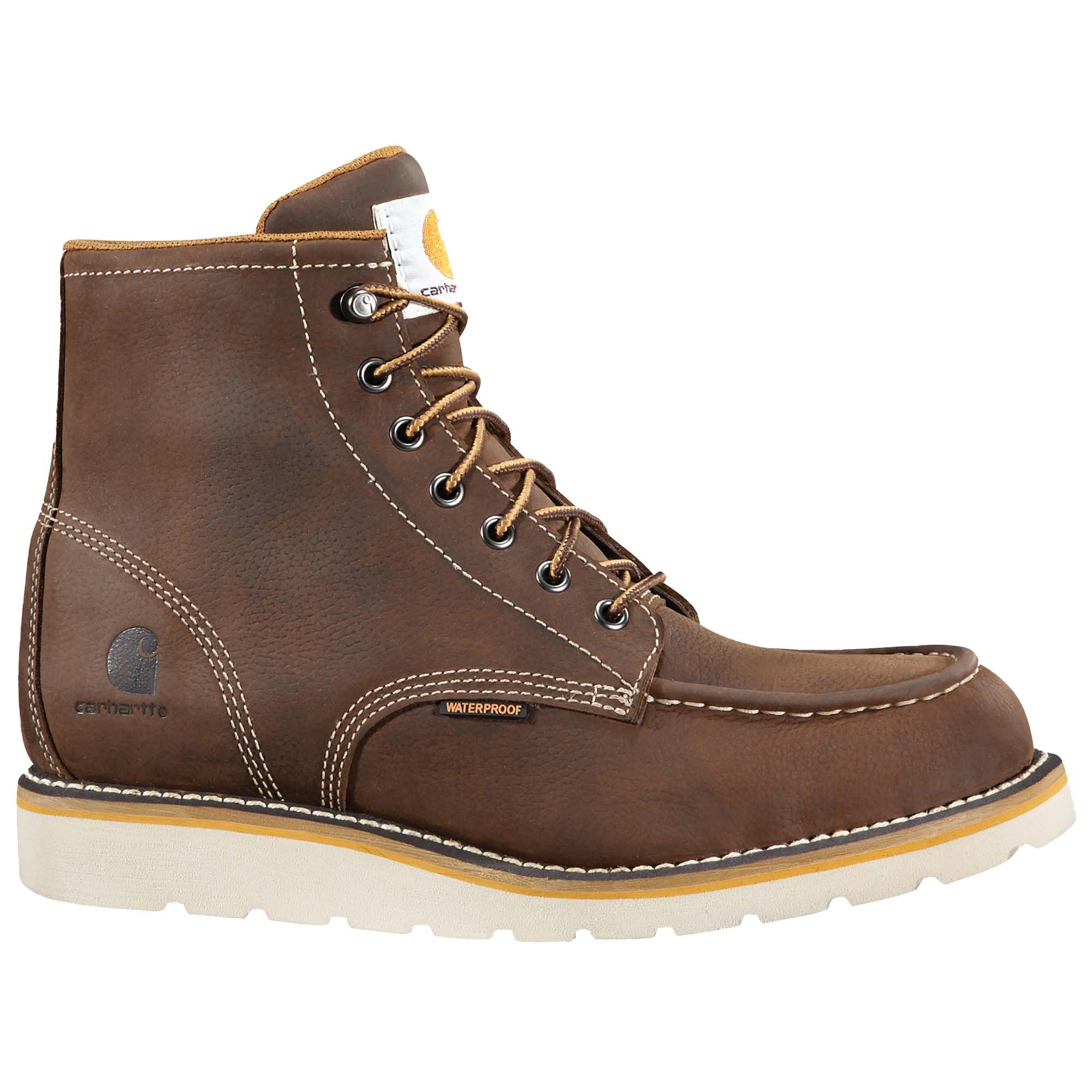 Carhartt Women's 6 Inch Waterproof Wedge Steel Toe BootConstruction Boot