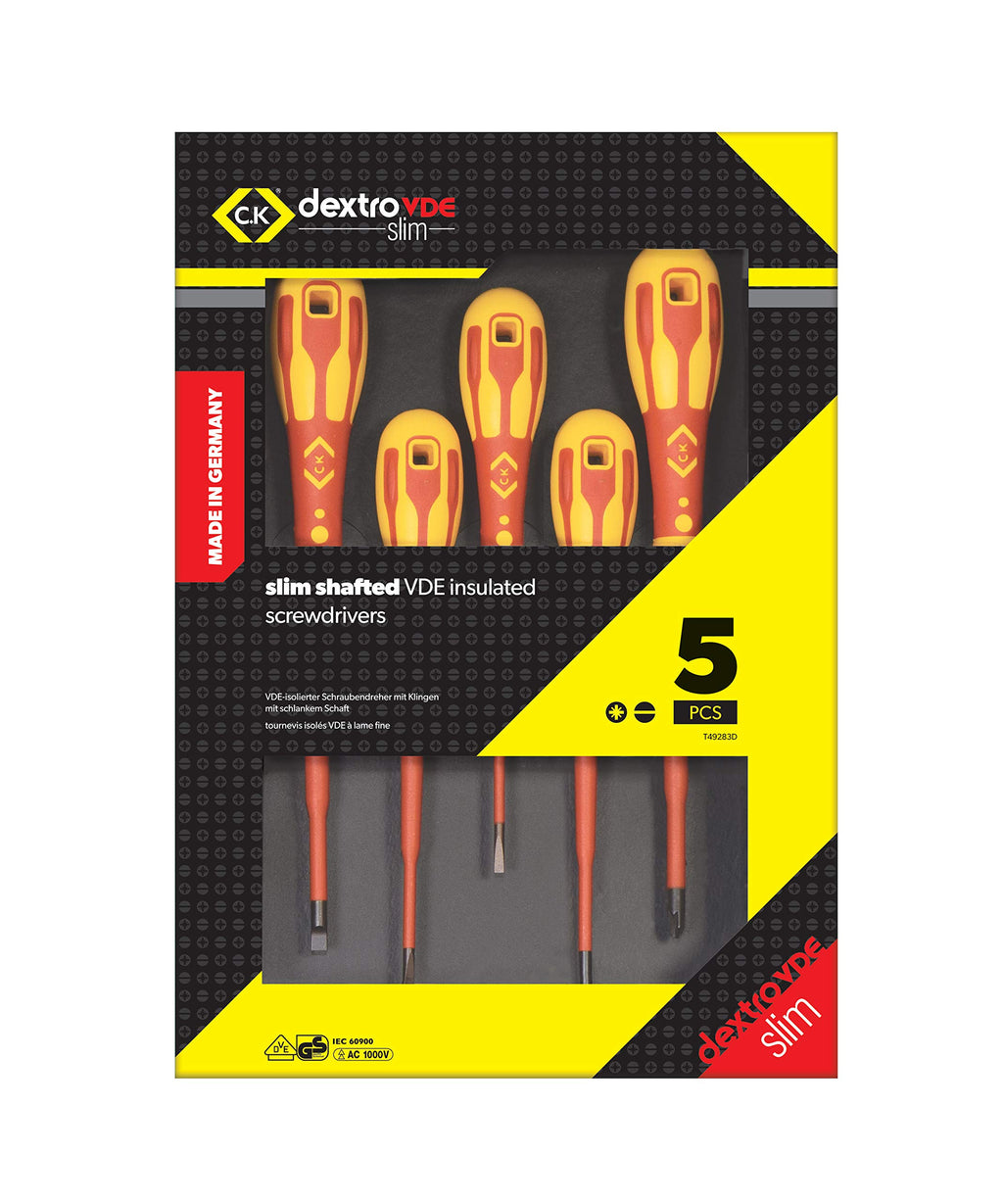 C.K Tools E-Driver, Electric High Torque Screwdriver, 3.6v USB-C Rechargeable Cordless Screw Driver with Double Sided PZ2 SL4 Bit, CK T4930