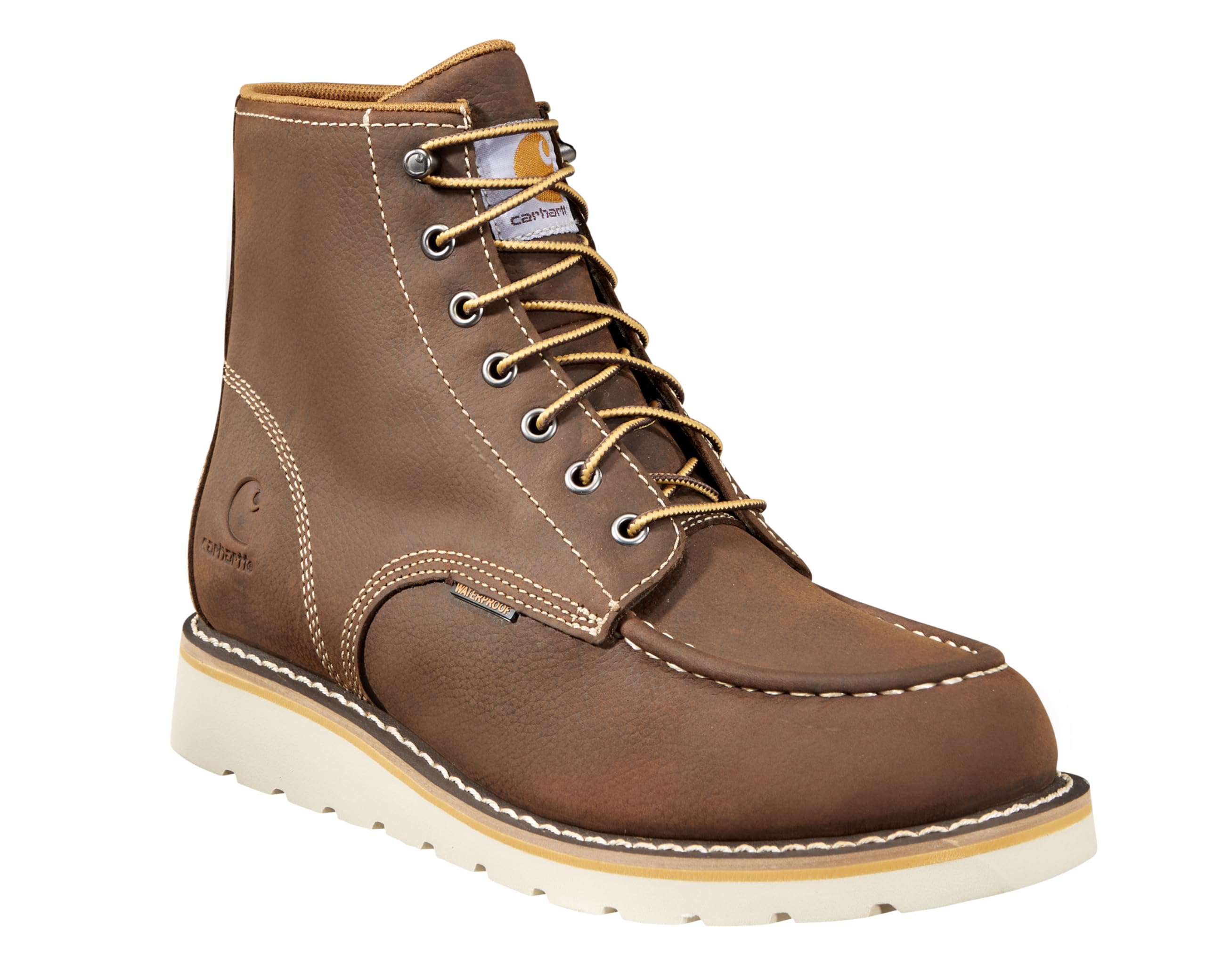 Carhartt Women's 6 Inch Waterproof Wedge Steel Toe BootConstruction Boot