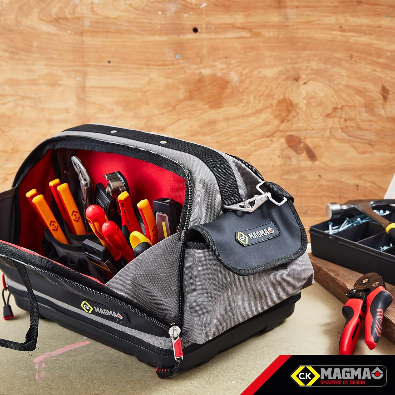 C.K MA2640 Pro Tool Case Plus,Red