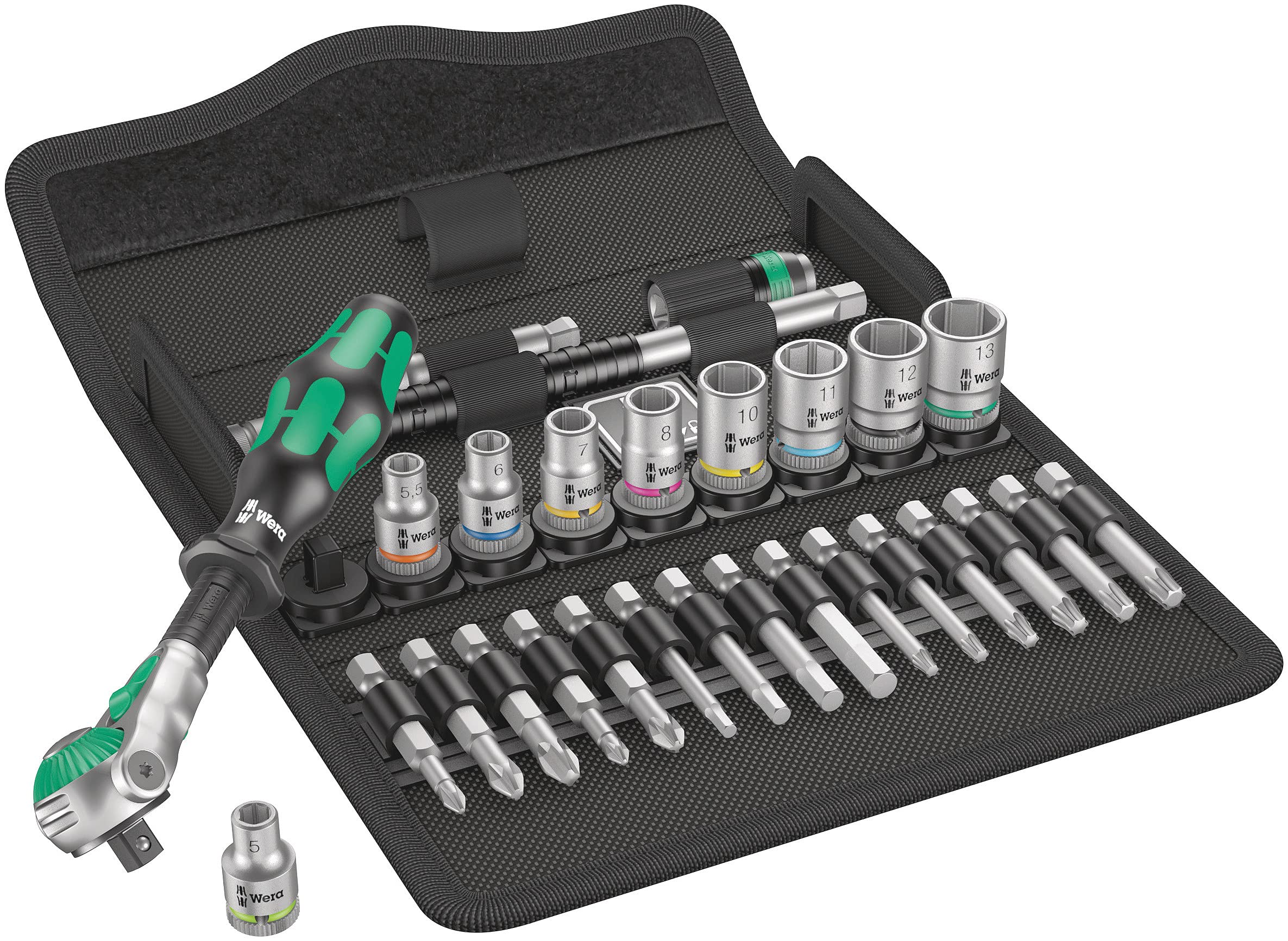 Wera 2go E 1 Tool Set for Electricians, 73 Pieces