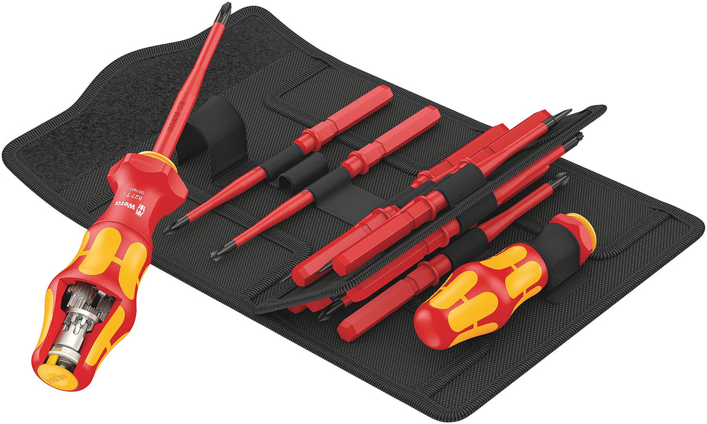 Wera 2go E 1 Tool Set for Electricians, 73 Pieces