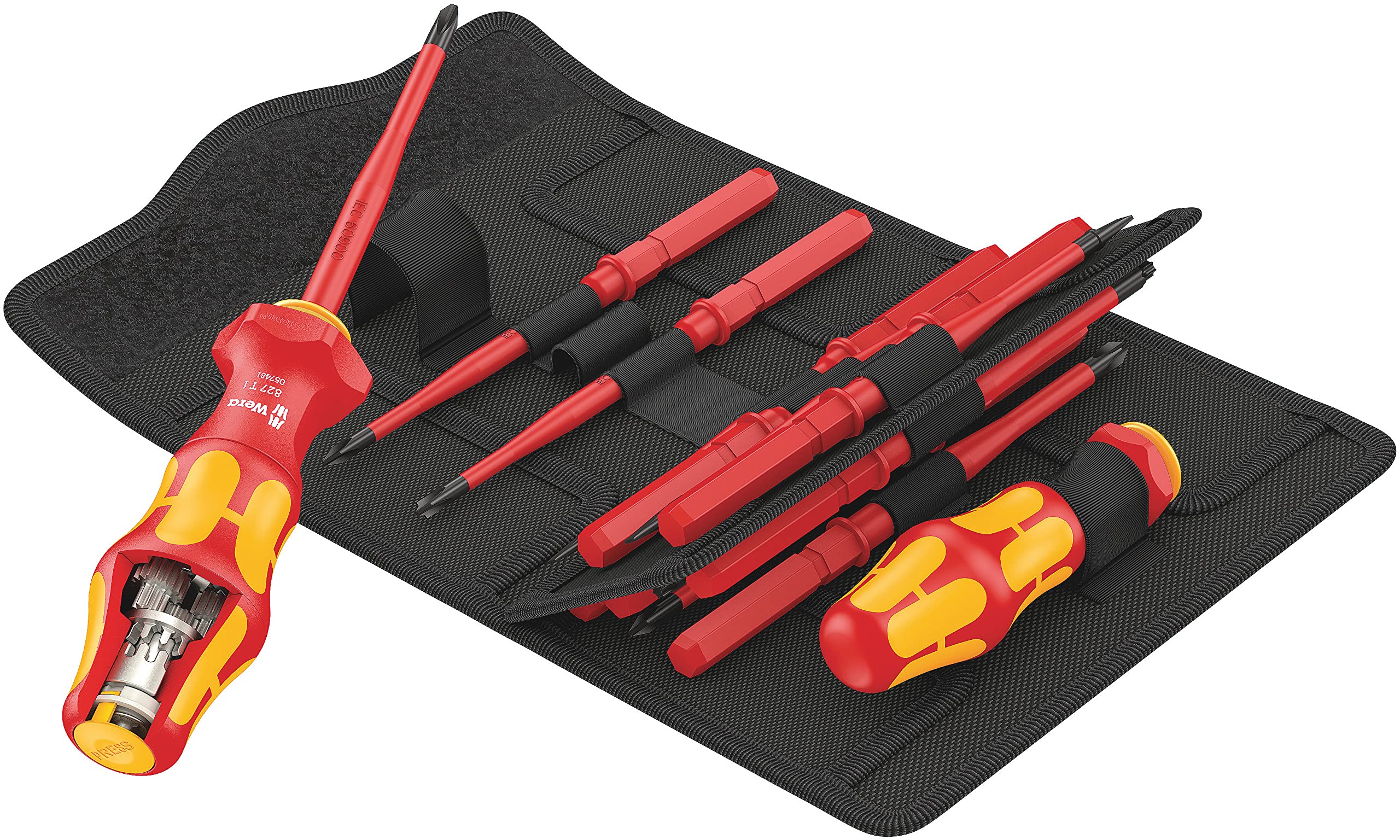 Wera 2go E 1 Tool Set for Electricians, 73 Pieces